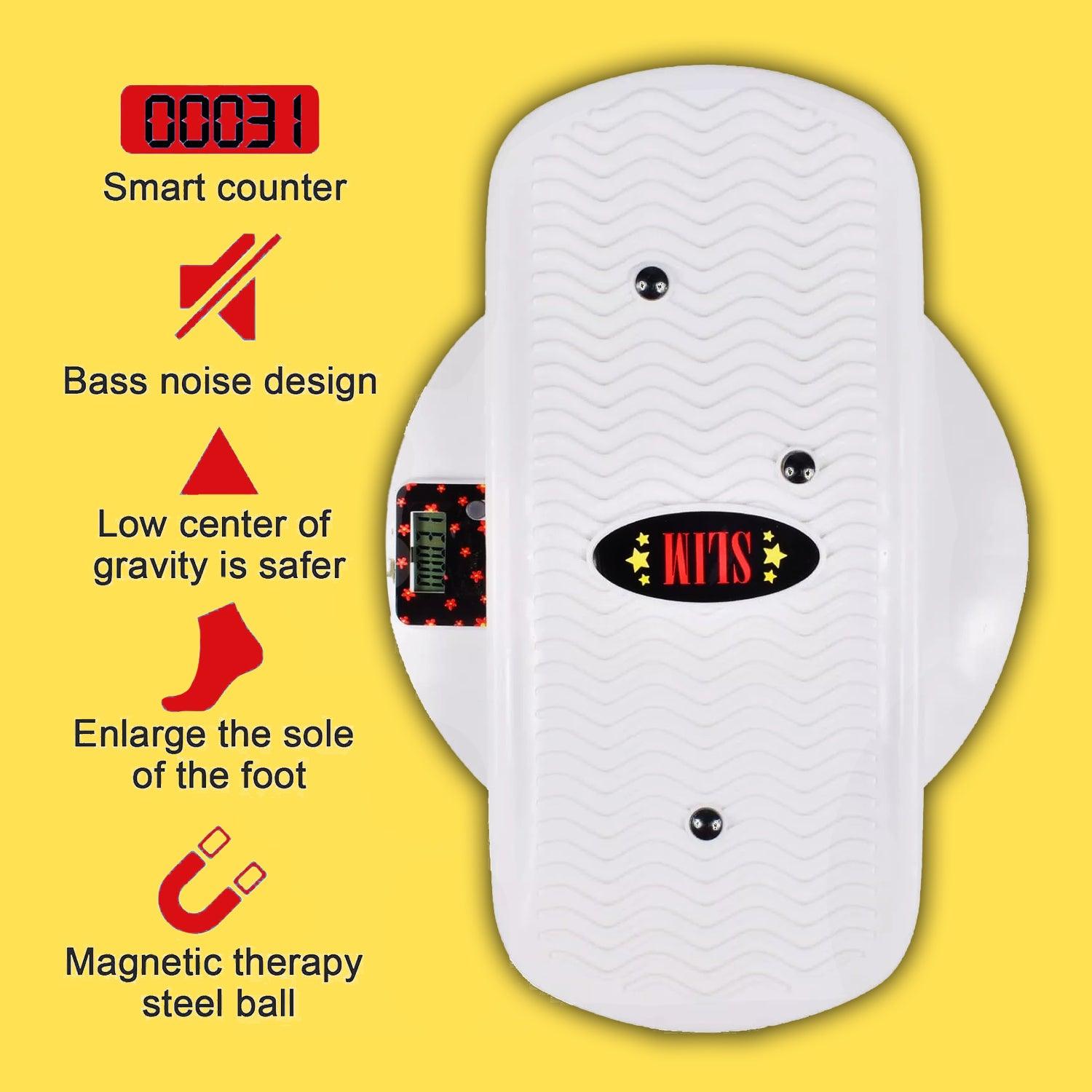 Twist Exercise Disc - 2x Twisting Waist Disc Split Twist Board With Counter Foot Massage Balance Yoga Exercise & Fitness - Tophatter Daily Deals