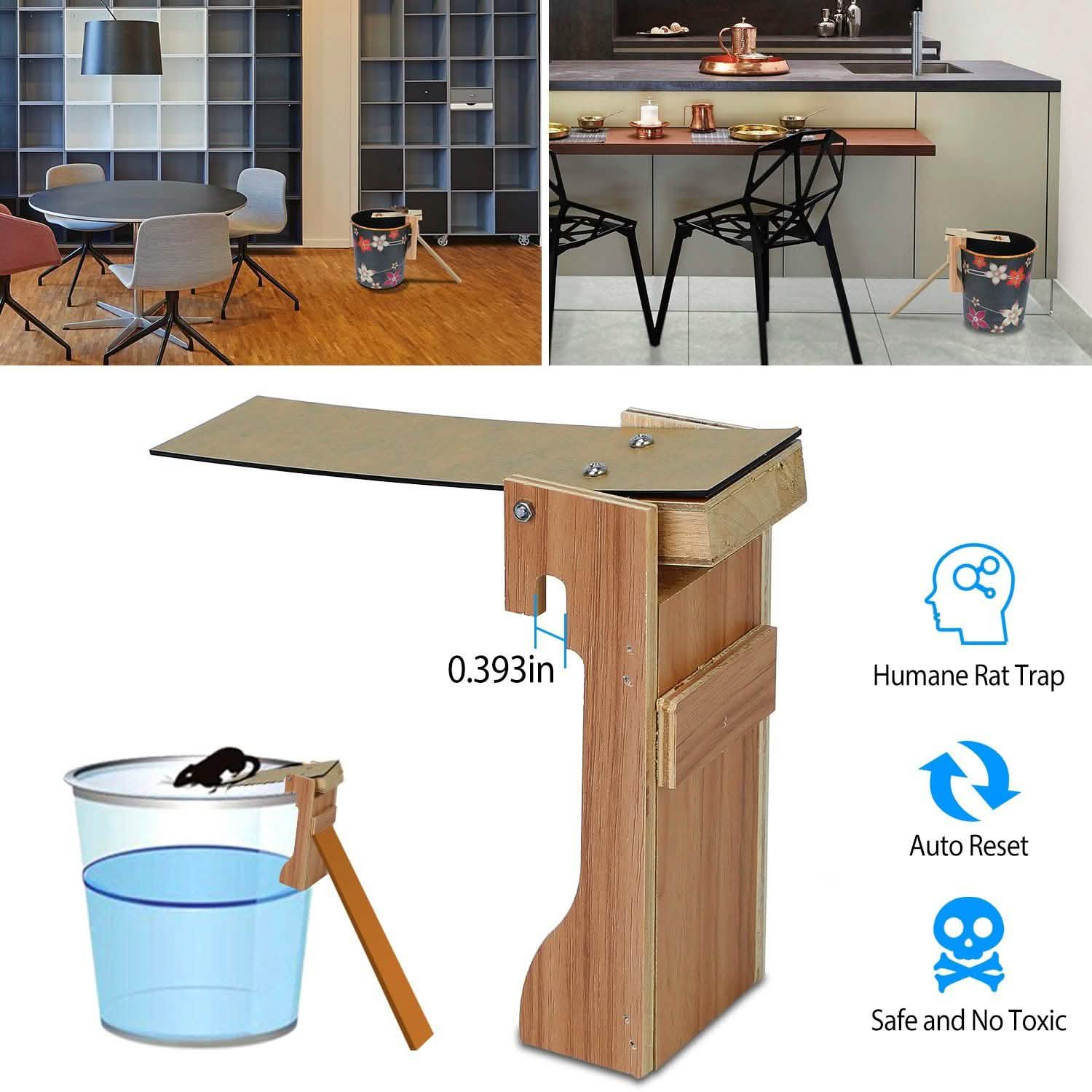 Walk the Plank Mouse Trap Reusable Pest Control - Tophatter Daily Deals