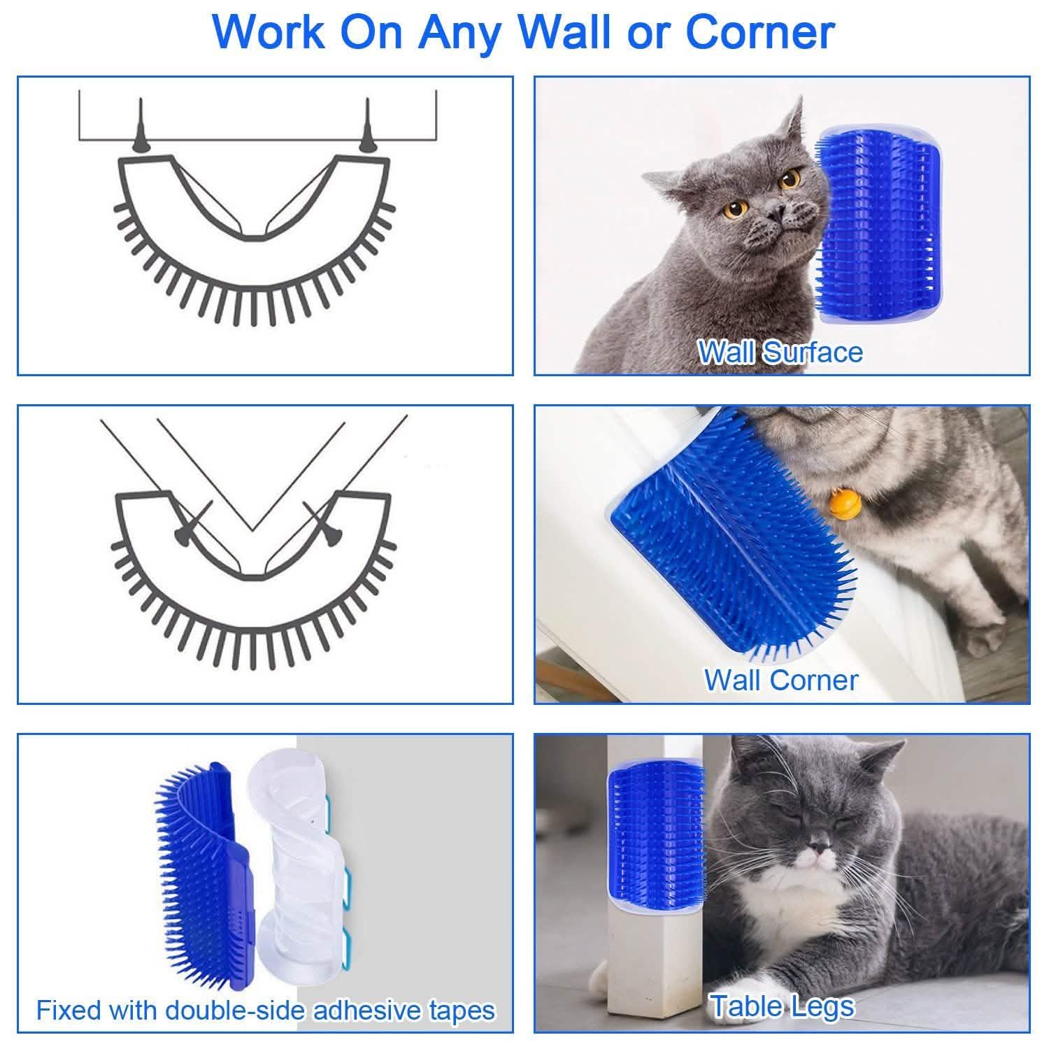 Wall Corner Massage Comb Pet Supplies - Tophatter Daily Deals
