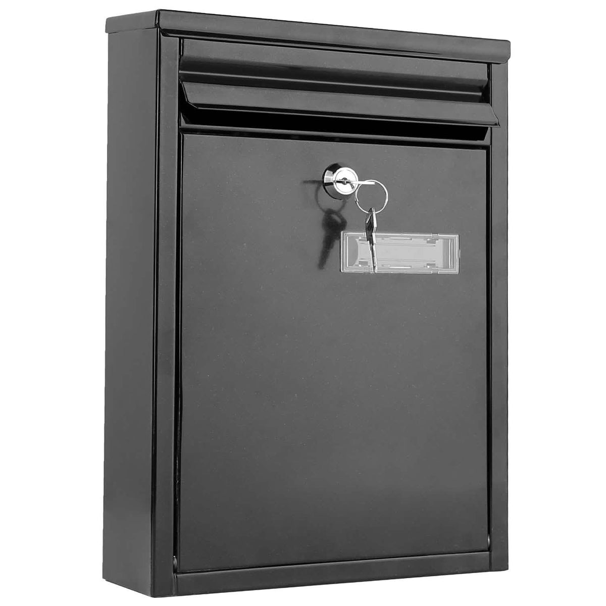Wall Mount Mailbox Lockable Galvanized Iron Letter Post Box Home Improvement - Tophatter Daily Deals