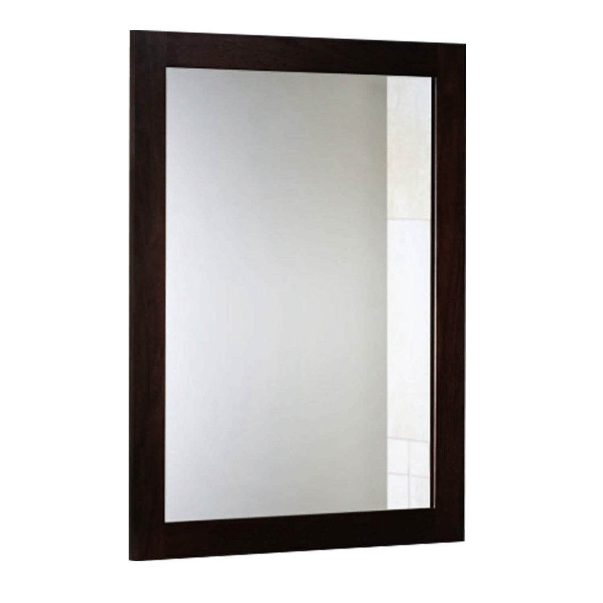 Wall Mount Mirror Wood-Like Frame Rectangle Modern Hanging Mirror Furniture & Decor - Tophatter Daily Deals