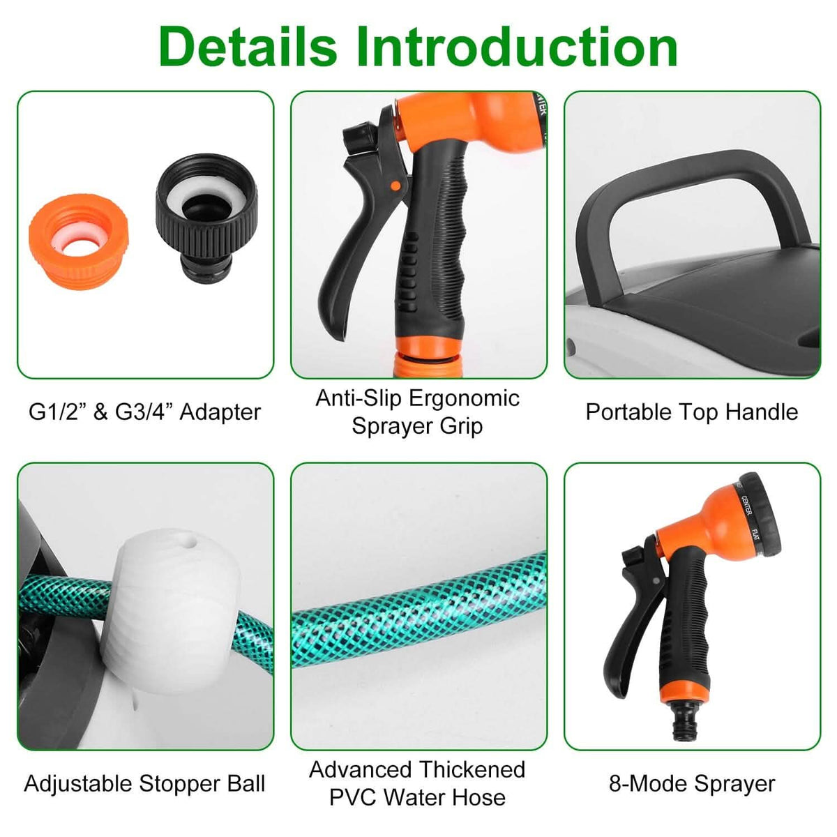Wall Mounted Automatic Retractable Garden Hose Reel Garden & Patio - Tophatter Daily Deals