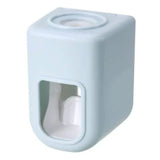 Wall Mounted Automatic Toothpaste Squeezer Blue Bath - Tophatter Daily Deals