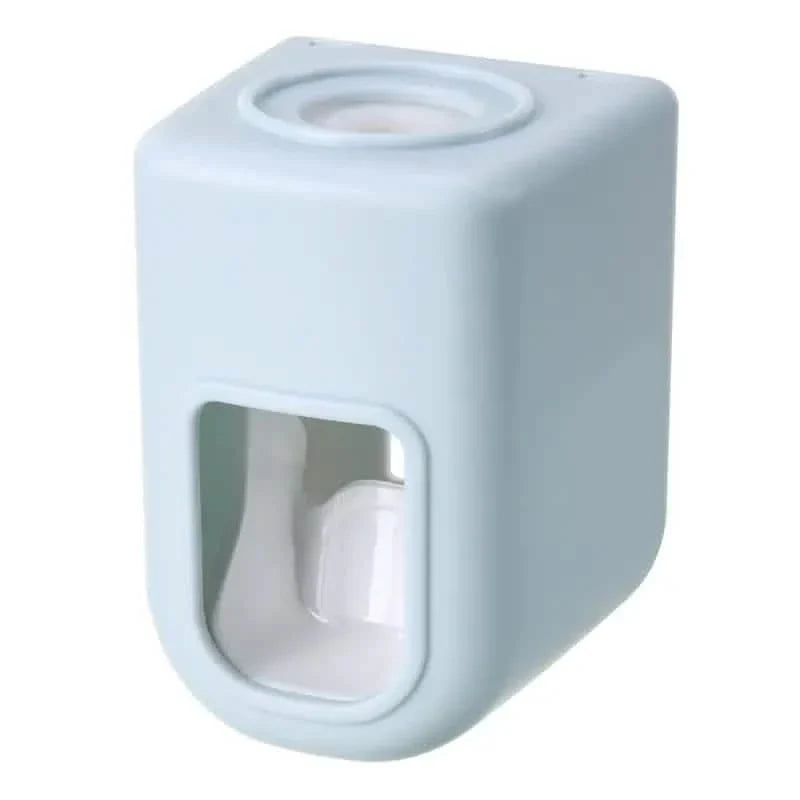 Wall Mounted Automatic Toothpaste Squeezer Blue Bath - Tophatter Daily Deals