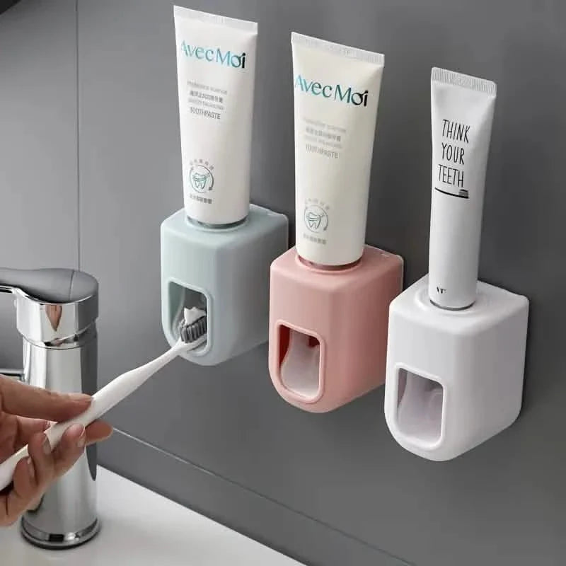 Wall Mounted Automatic Toothpaste Squeezer Bath - Tophatter Daily Deals