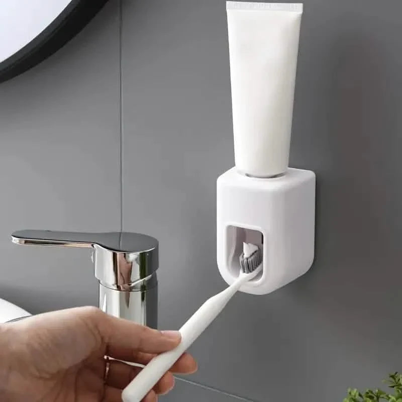 Wall Mounted Automatic Toothpaste Squeezer Bath - Tophatter Daily Deals
