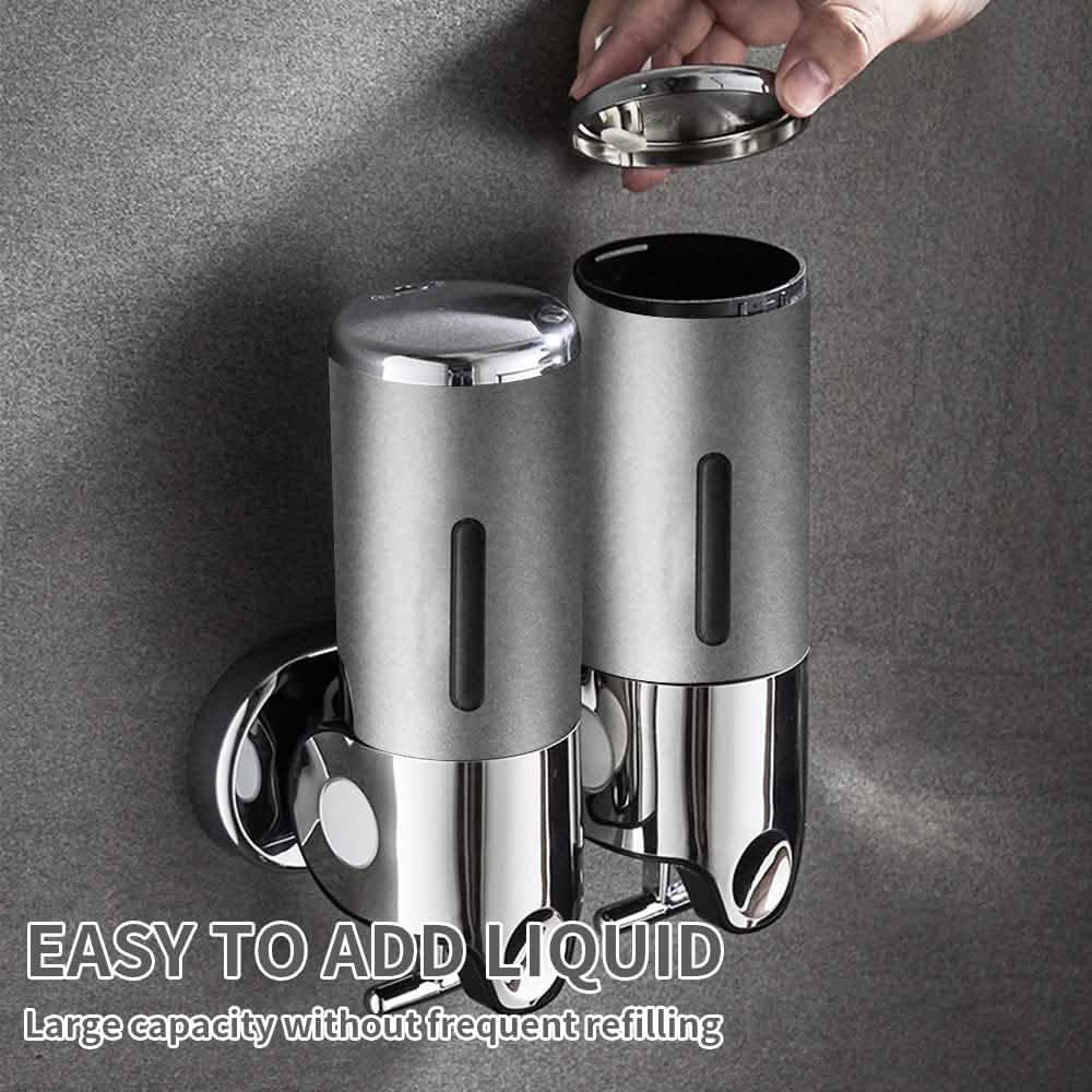 Wall Mounted Bathroom Shower Pump Dispenser Bath - Tophatter Daily Deals