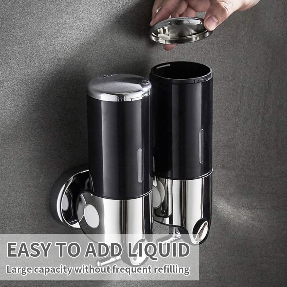 Wall Mounted Bathroom Shower Pump Dispenser Bath - Tophatter Daily Deals