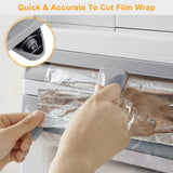Wall Mounted Kitchen Roll Dispenser with Cutter Kitchen Storage - Tophatter Daily Deals