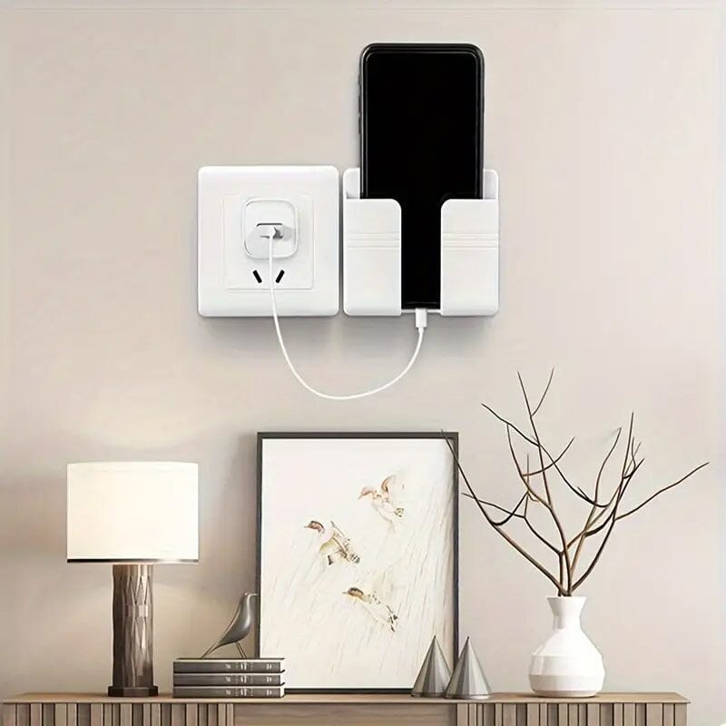 Wall-Mounted Phone Charging Holder Phone Holder - Tophatter Daily Deals