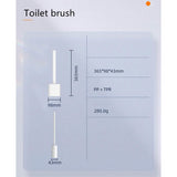 Wall Mounted Silicone Bathroom Brush and Holder Set Bath - Tophatter Daily Deals