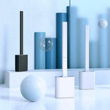 Wall Mounted Silicone Bathroom Brush and Holder Set Bath - Tophatter Daily Deals