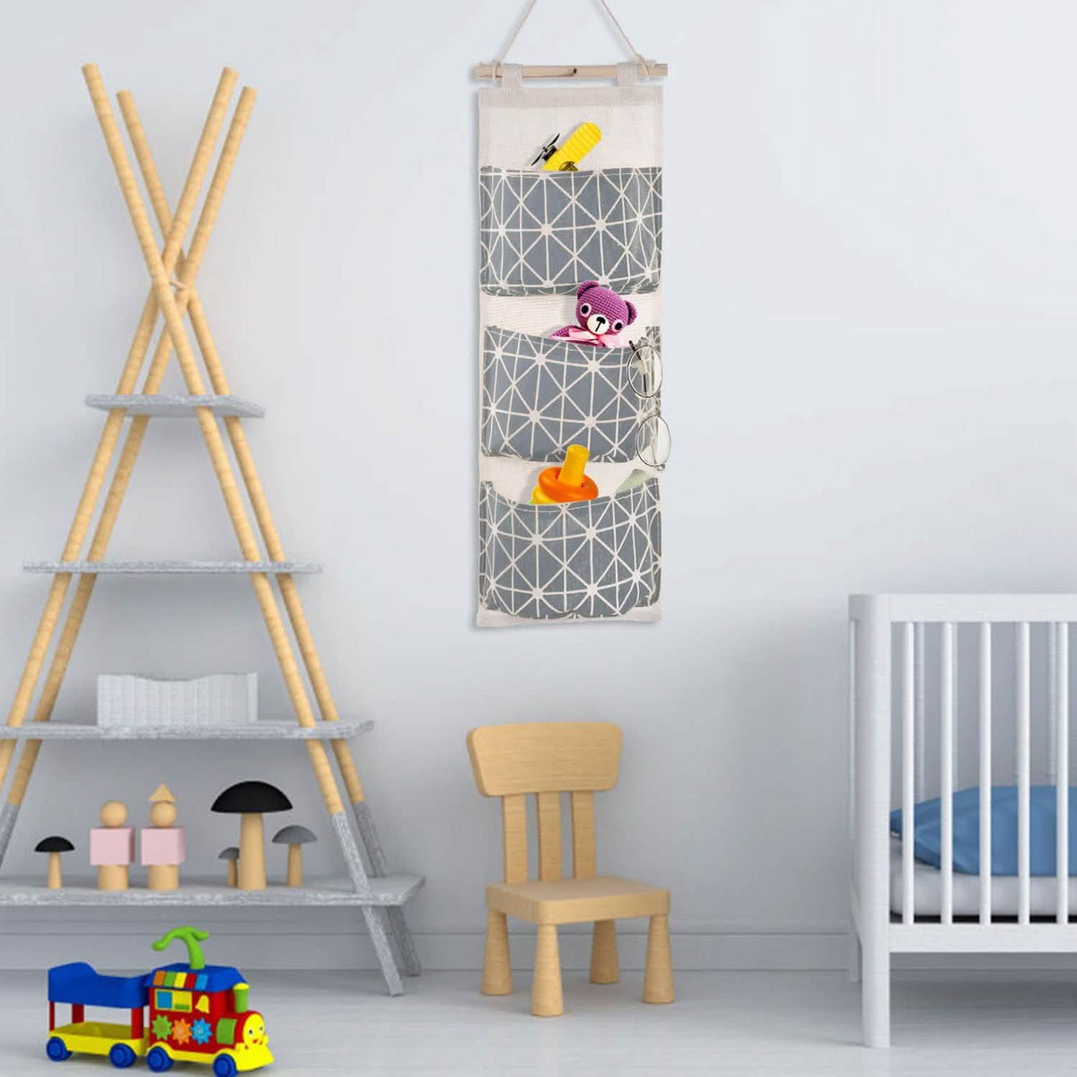 Wall Mounted Storage Bag Door Closet Storage & Organization - Tophatter Daily Deals