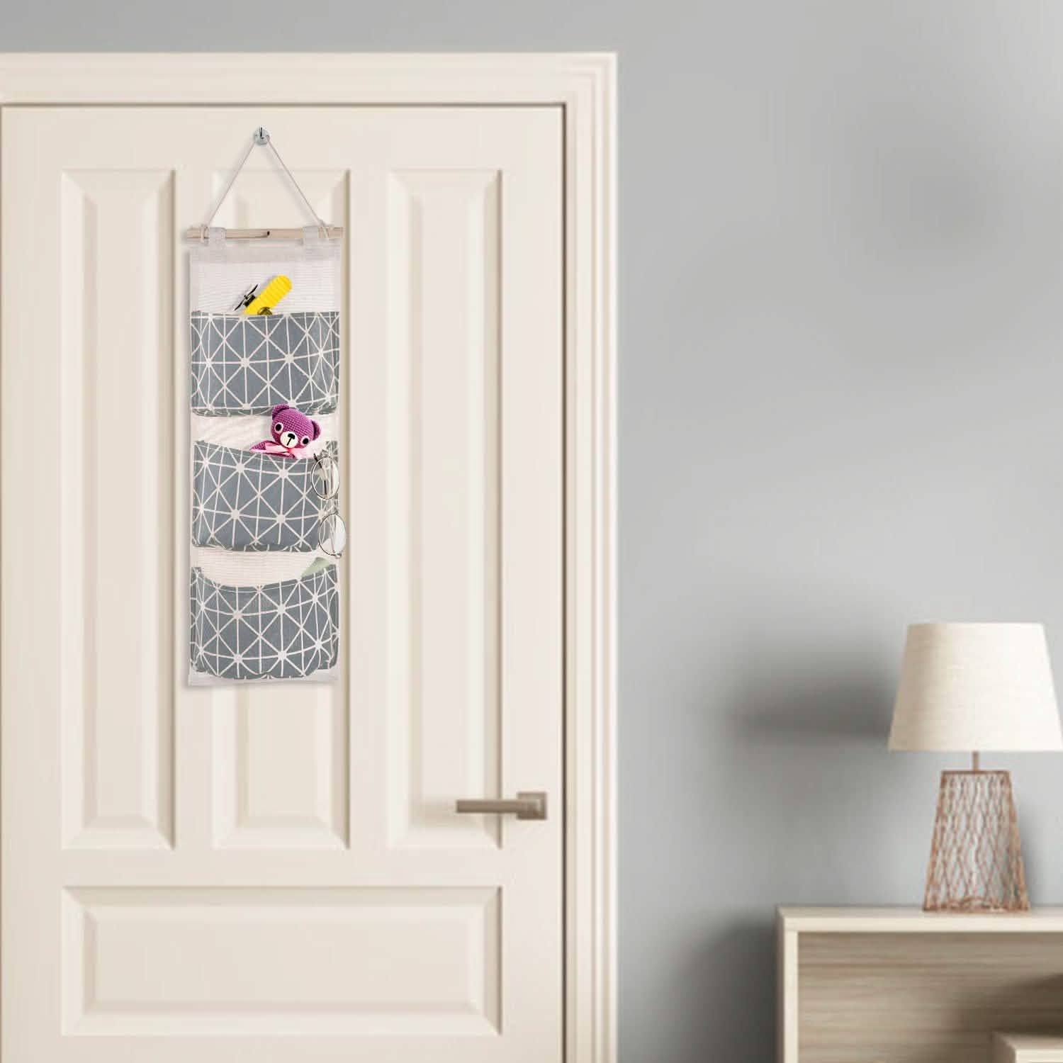 Wall Mounted Storage Bag Door Closet Storage & Organization - Tophatter Daily Deals