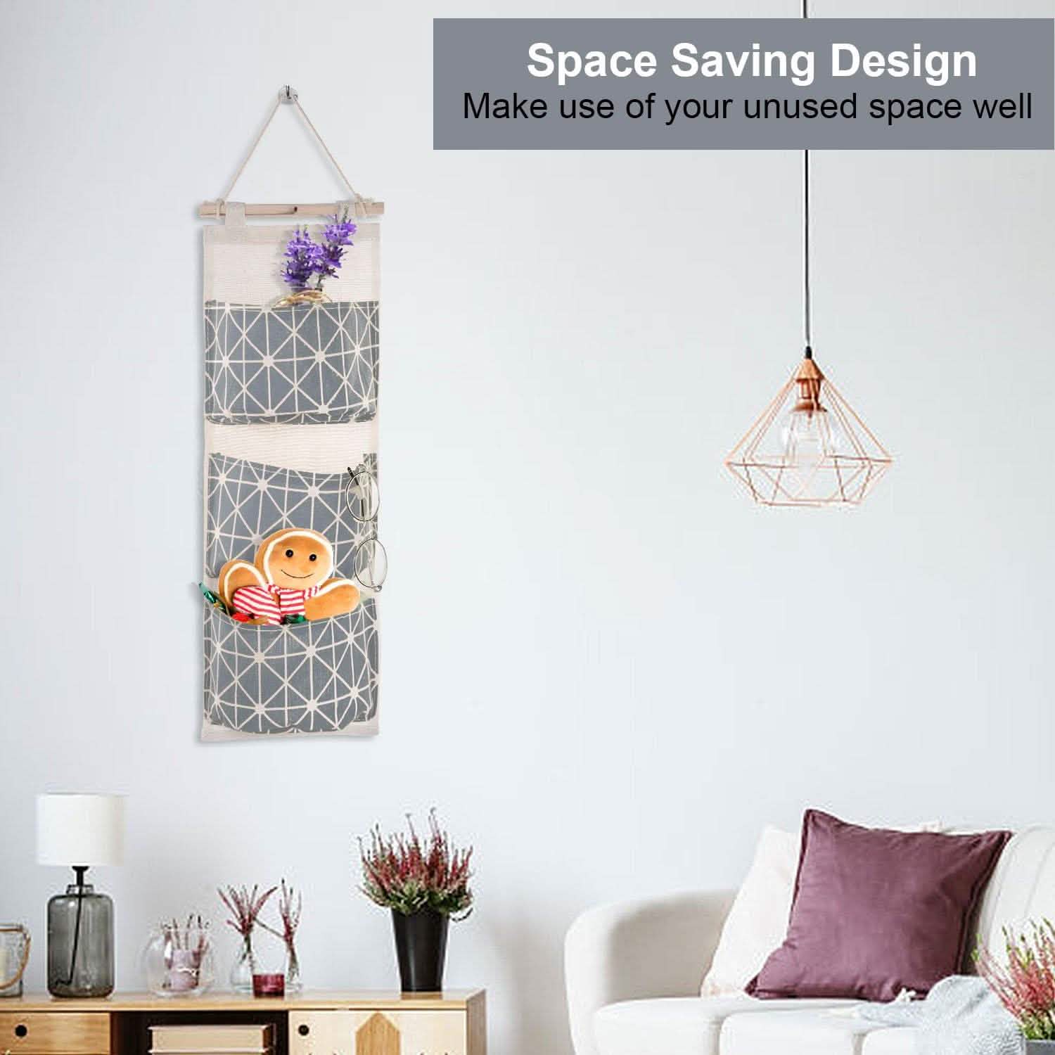 Wall Mounted Storage Bag Door Closet Storage & Organization - Tophatter Daily Deals