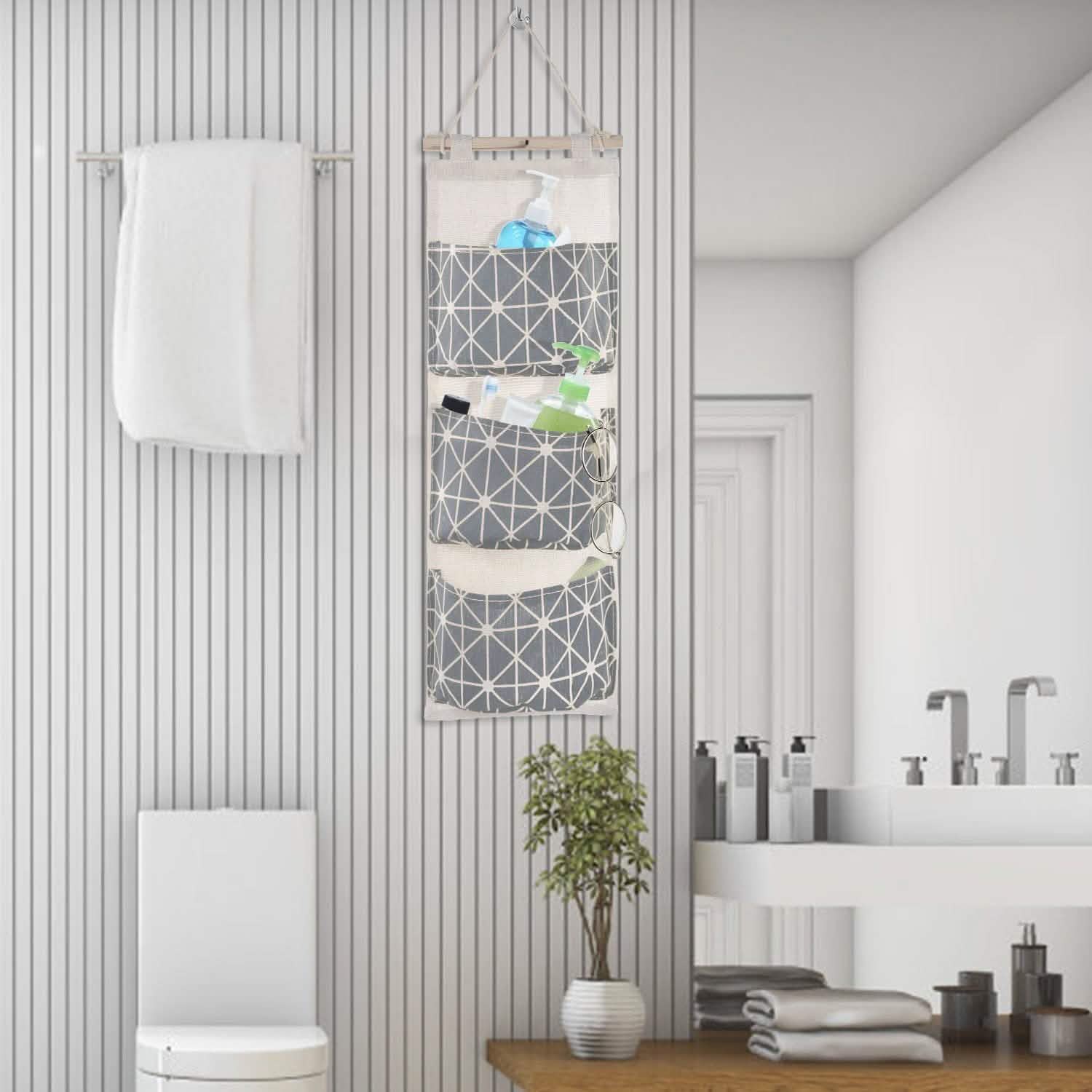 Wall Mounted Storage Bag Door Closet Storage & Organization - Tophatter Daily Deals