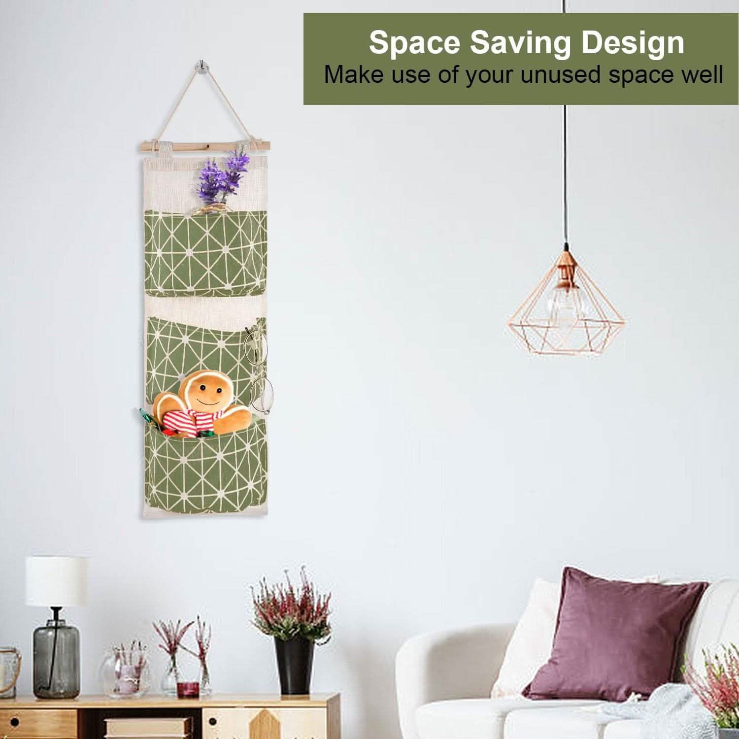 Wall Mounted Storage Bag Door Closet Storage & Organization - Tophatter Daily Deals