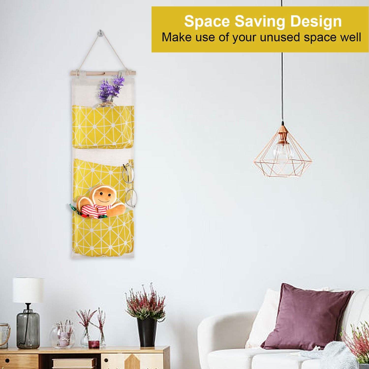 Wall Mounted Storage Bag Door Closet Storage & Organization - Tophatter Daily Deals