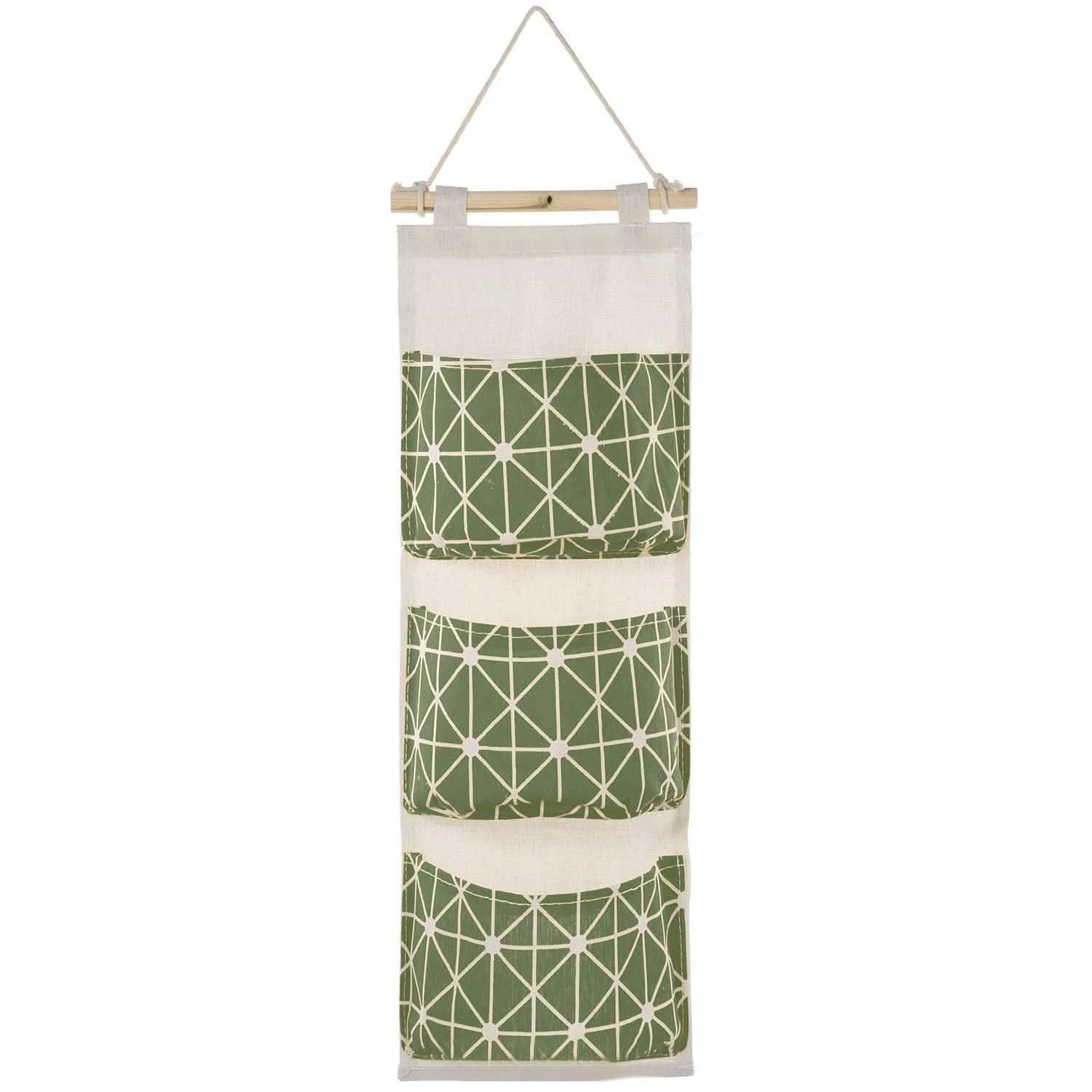 Wall Mounted Storage Bag Door Closet Green Storage & Organization - Tophatter Daily Deals