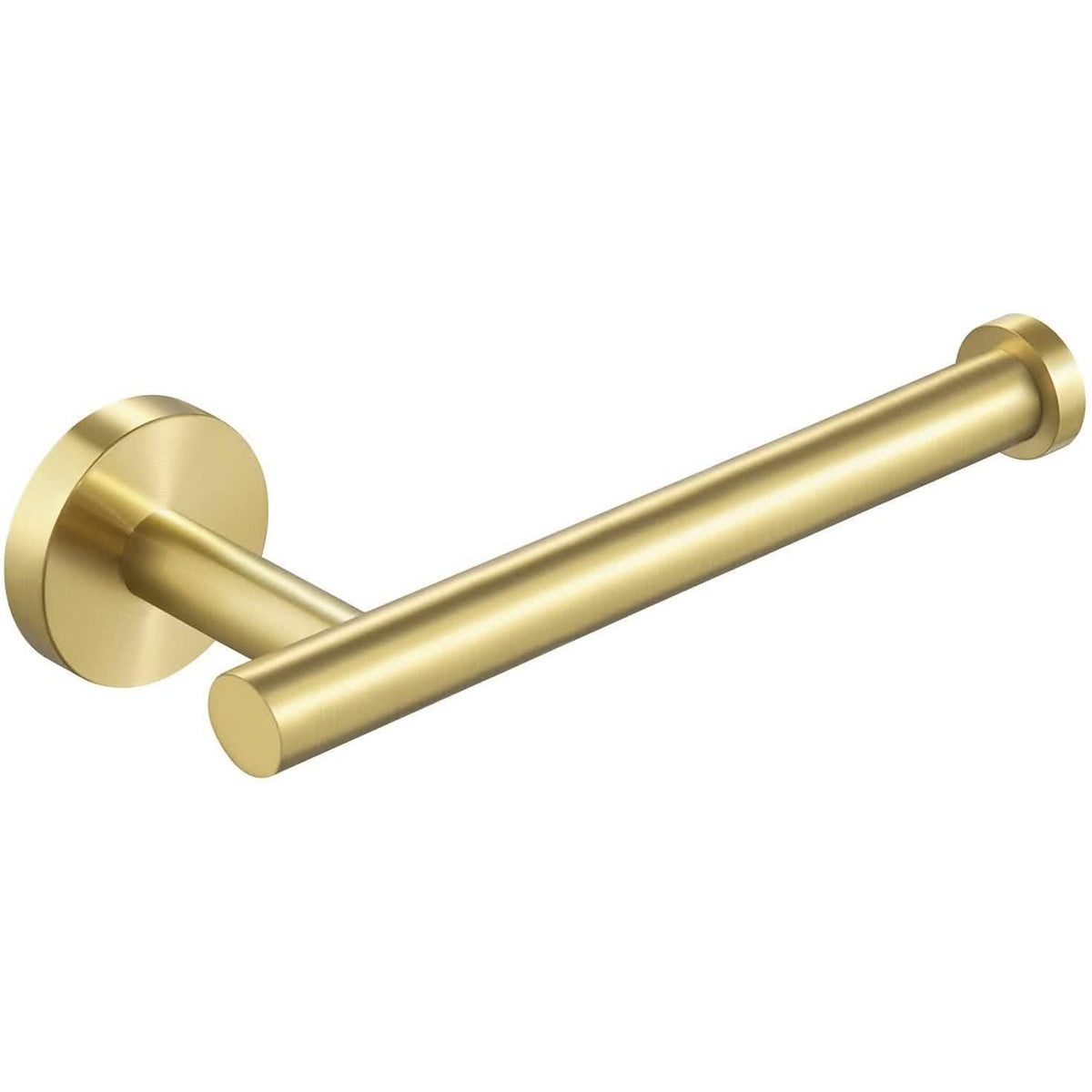 Wall Mounted Toilet Paper Holder Brass 1-Piece Bath - Tophatter Daily Deals