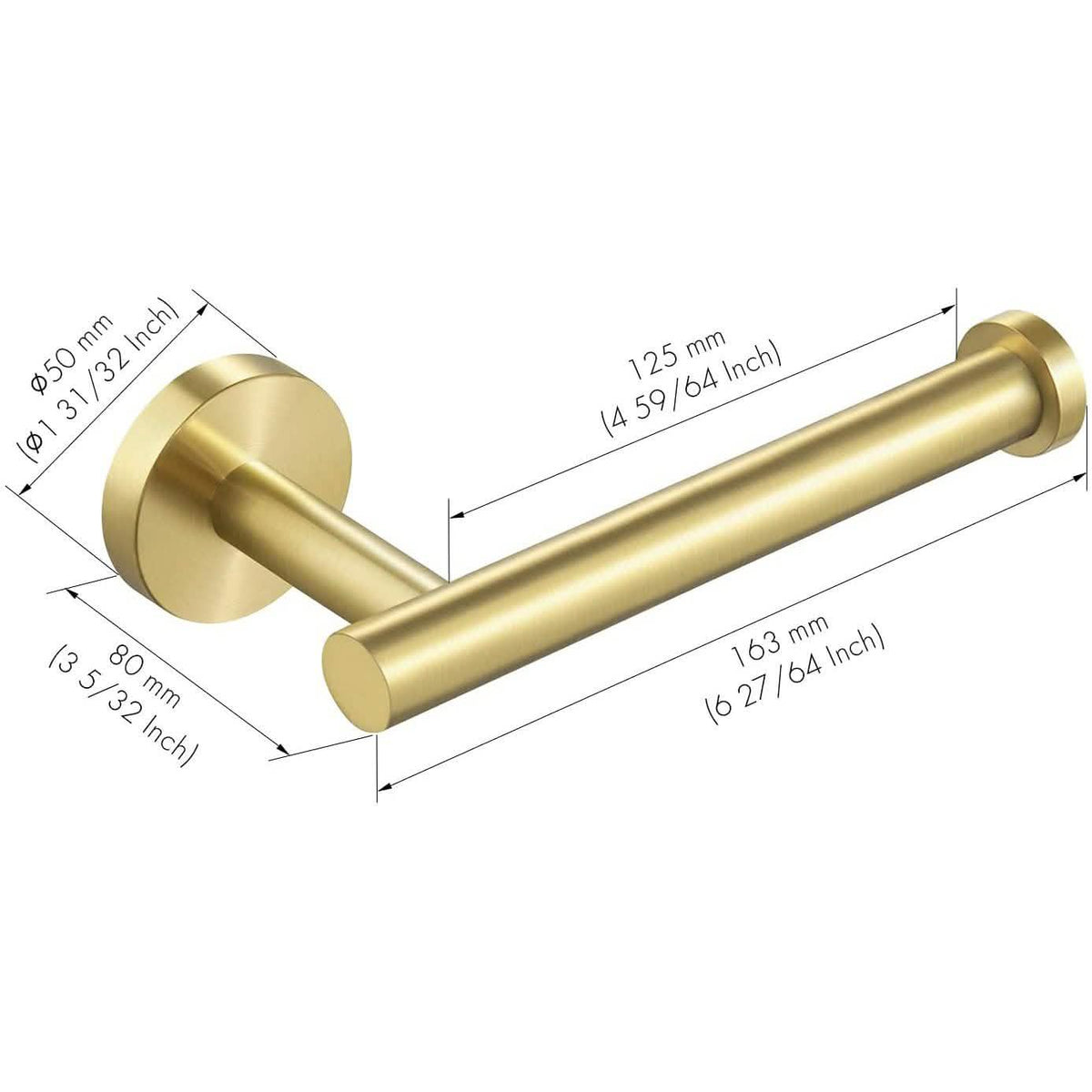 Wall Mounted Toilet Paper Holder Bath - Tophatter Daily Deals