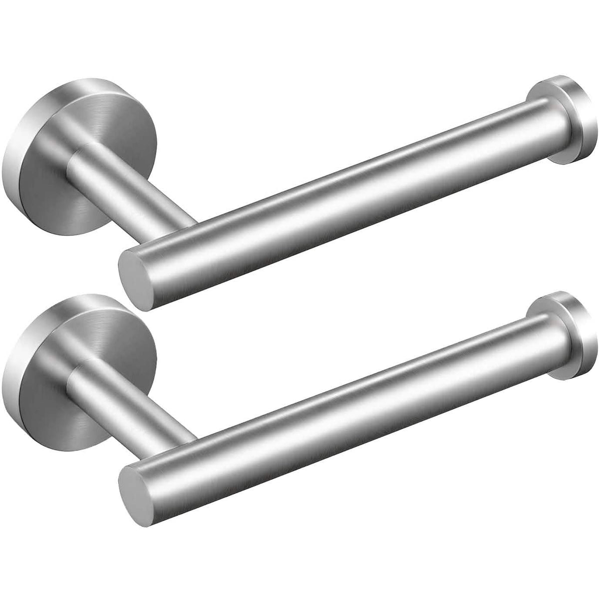 Wall Mounted Toilet Paper Holder Gray 2-Piece Bath - Tophatter Daily Deals