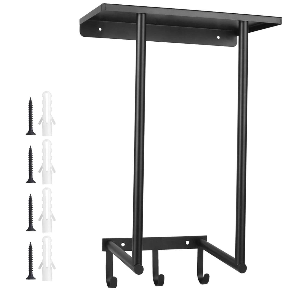 Wall Mounted Towel Rack for Rolled Towels Bath - Tophatter Daily Deals