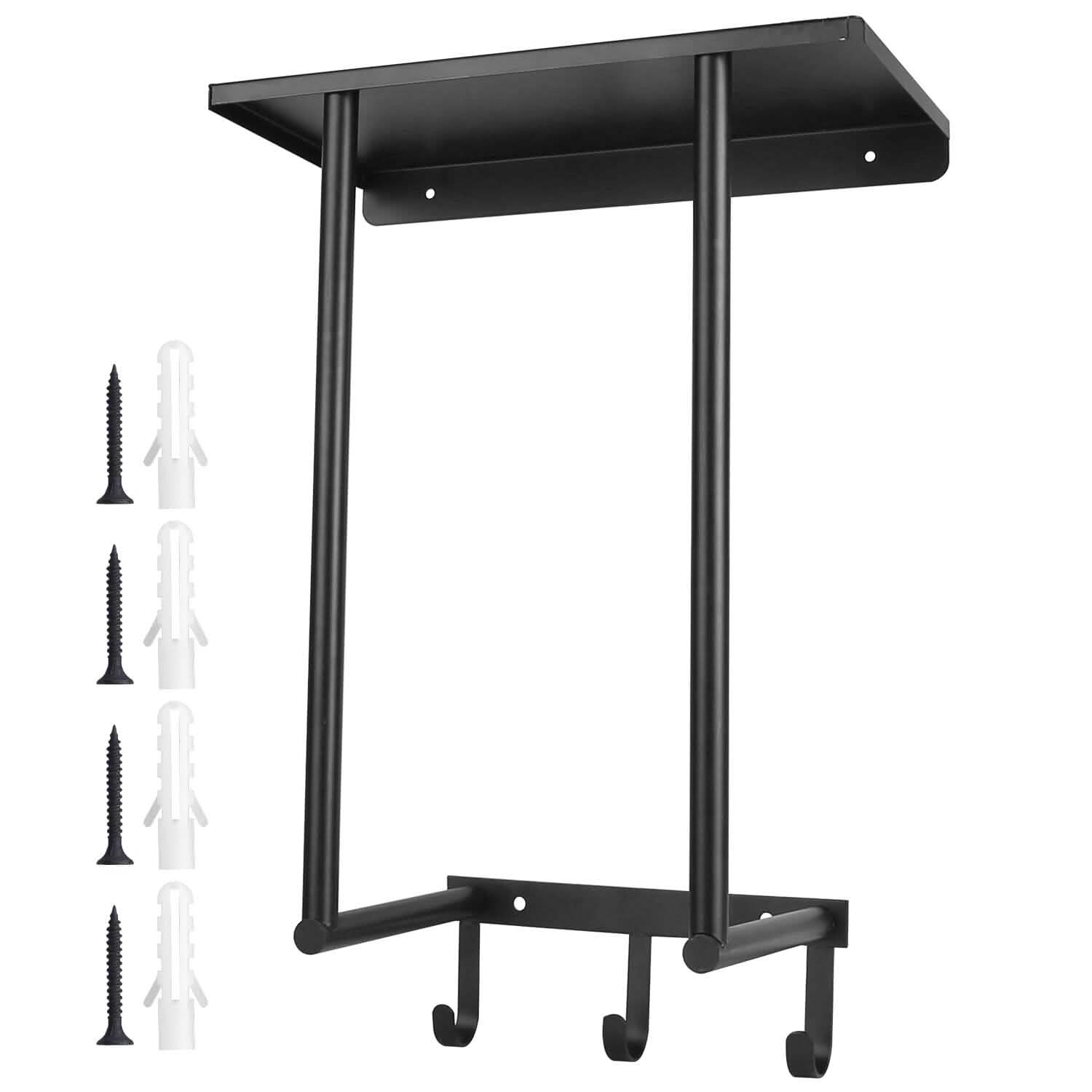 Wall Mounted Towel Rack for Rolled Towels Bath - Tophatter Daily Deals