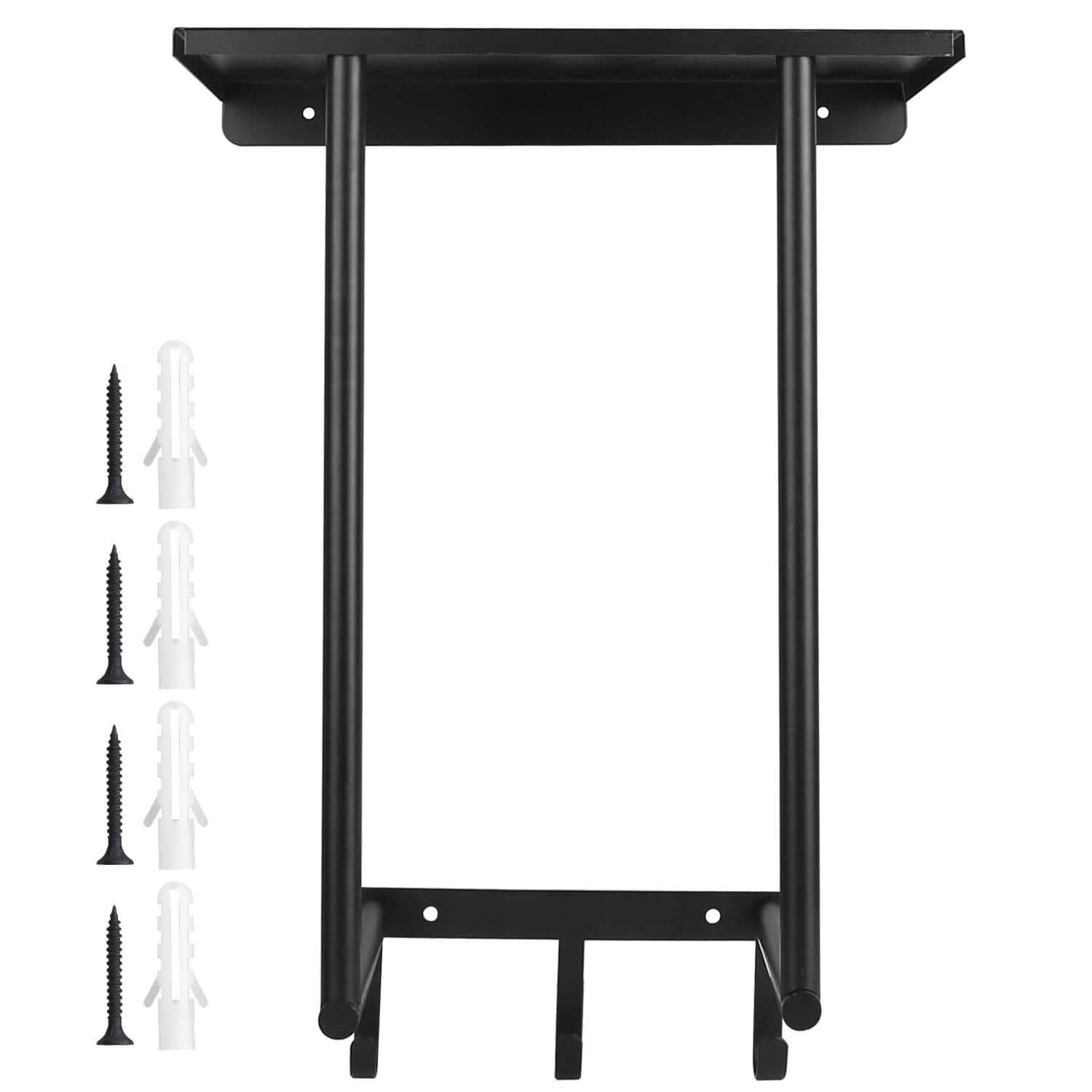 Wall Mounted Towel Rack for Rolled Towels Bath - Tophatter Daily Deals
