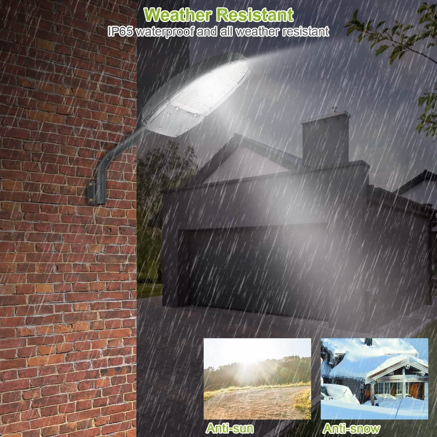 Wall Pack LED Lights 144LEDs Photocell Sensor Street Lamp IP65 Waterproof Outdoor Lighting - Tophatter Daily Deals
