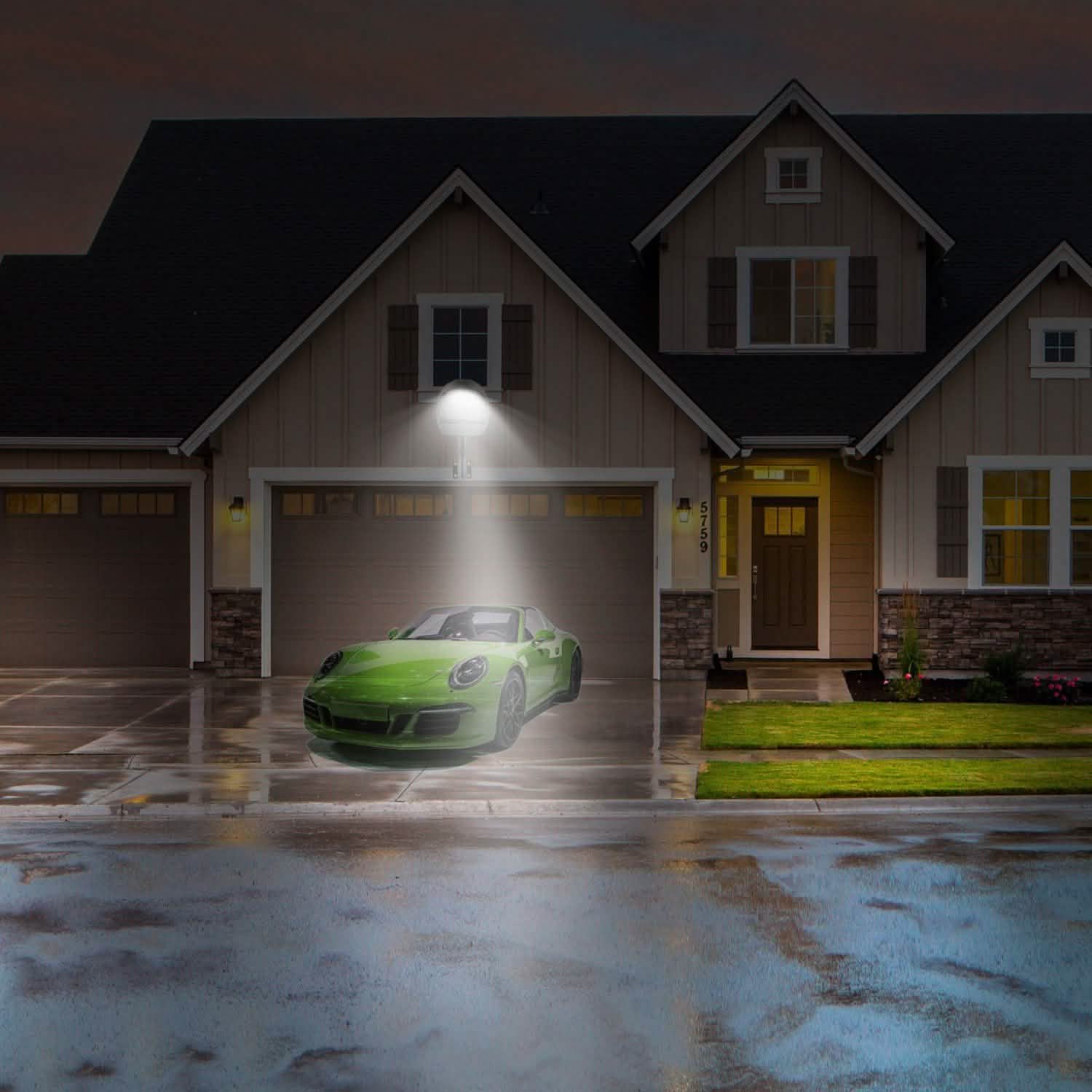 Wall Pack LED Lights 144LEDs Photocell Sensor Street Lamp IP65 Waterproof Outdoor Lighting - Tophatter Daily Deals