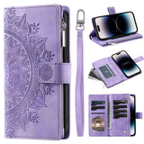 Luxury Zipper Wallet Case For IPhone Leather Card Slot Phone Bag iPhone Cases - Tophatter Daily Deals