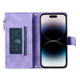 Luxury Zipper Wallet Case For IPhone Leather Card Slot Phone Bag iPhone Cases - Tophatter Daily Deals
