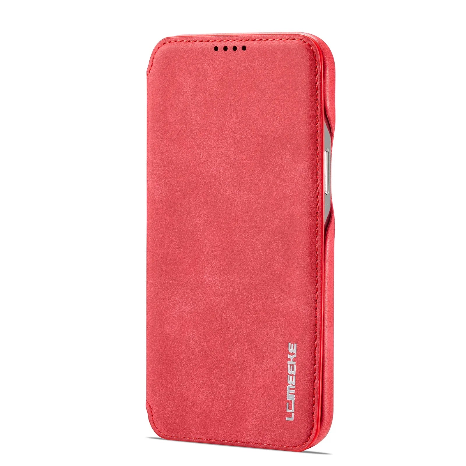Leather Flip Wallet Phone Cover For iPhone Red iPhone Cases - Tophatter Daily Deals