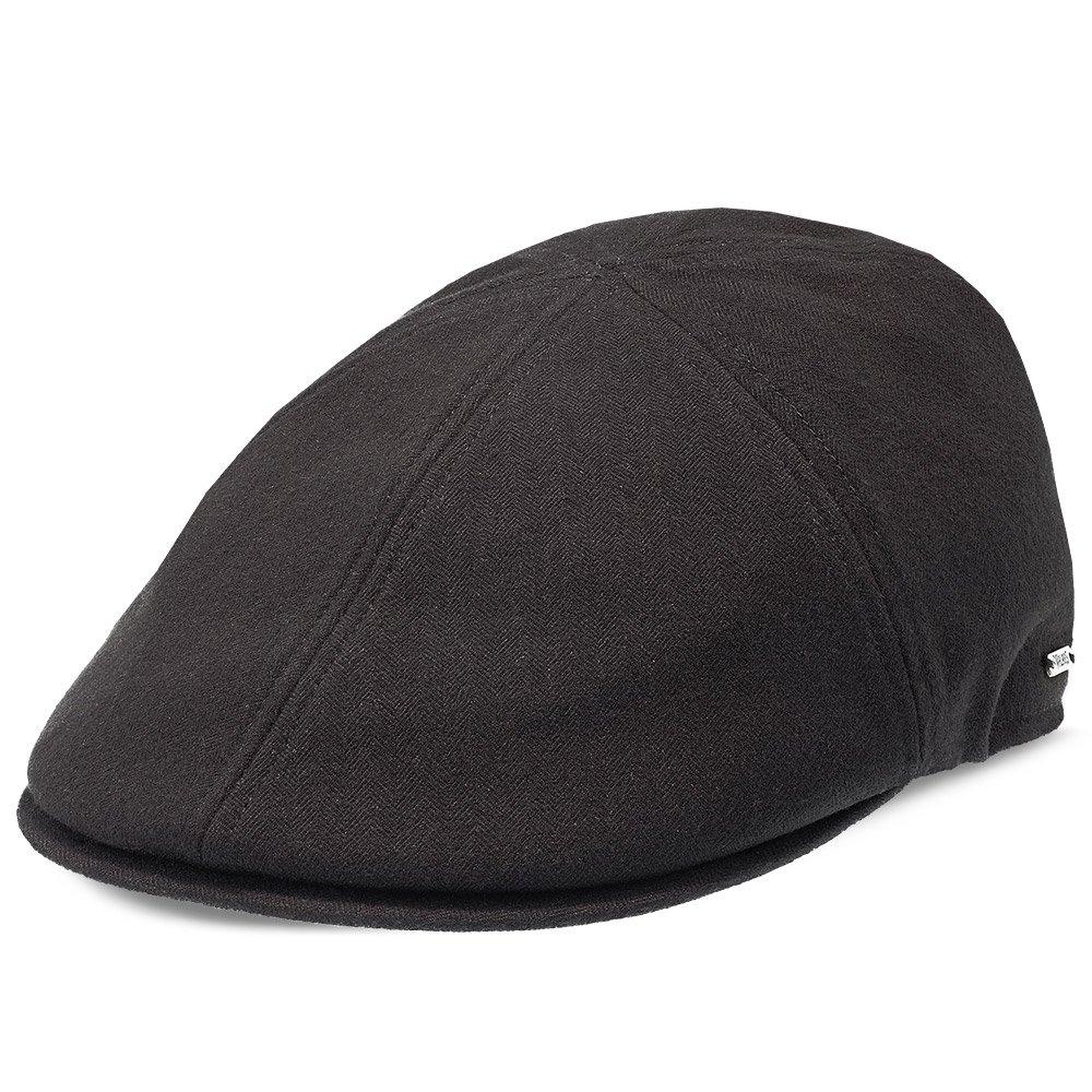 Walrus Hats Luxe Checkmate Duckbill Flat Cap Light Grey Flat Cap - Tophatter Daily Deals