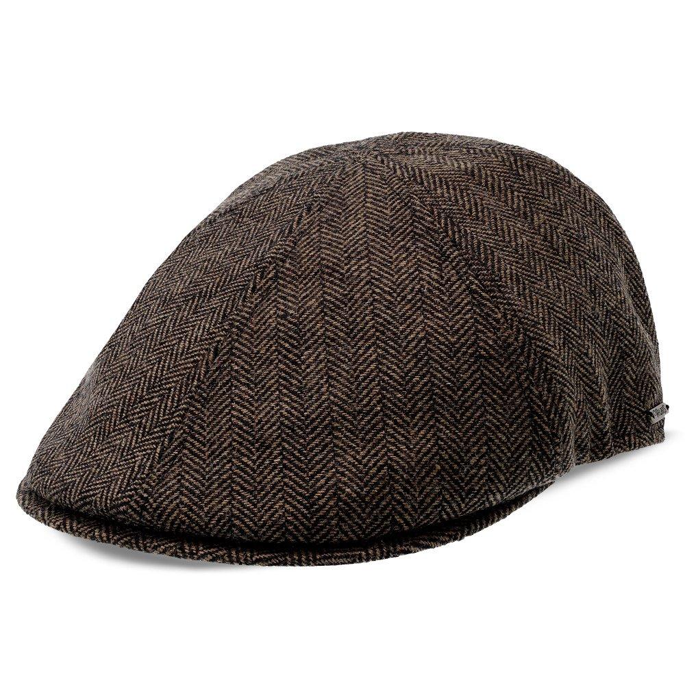 Walrus Hats Luxe End Game Duckbill Flat Cap Brown Flat Cap - Tophatter Daily Deals