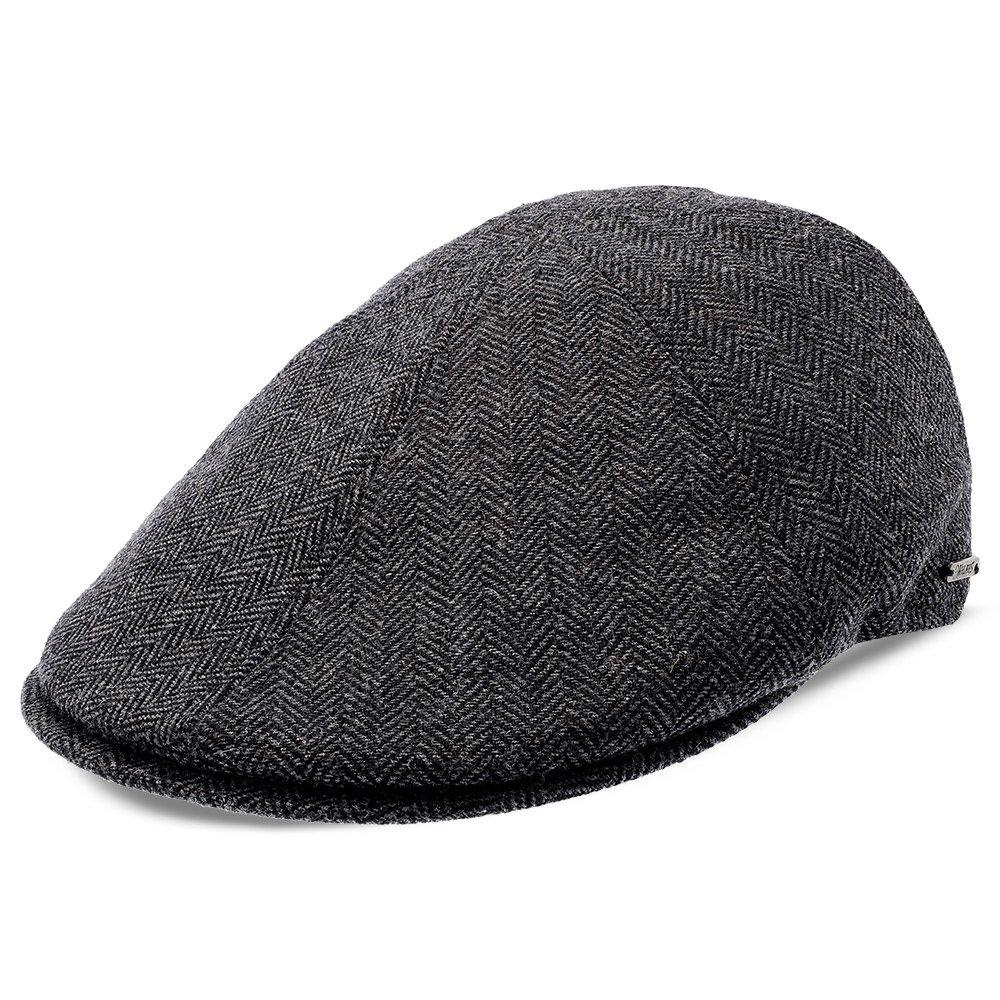 Walrus Hats Luxe End Game Duckbill Flat Cap Dark Grey Flat Cap - Tophatter Daily Deals