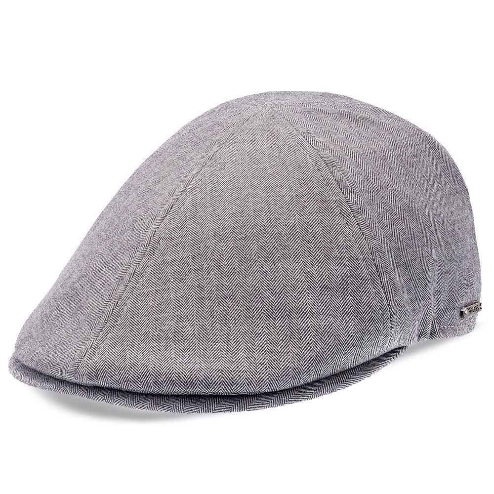 Walrus Hats Luxe Checkmate Duckbill Flat Cap Black Flat Cap - Tophatter Daily Deals