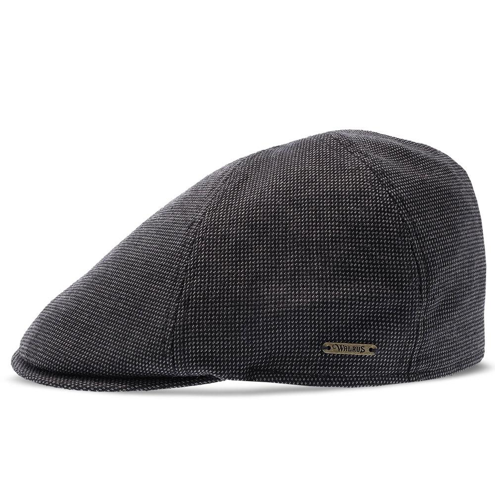 Walrus Hats Luxe Check Duckbill Flat Cap Flat Cap - Tophatter Daily Deals