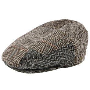 Tribeca - Walrus Hats Grey Tweed Patchwork Ivy Cap Brown Ivy - Tophatter Daily Deals