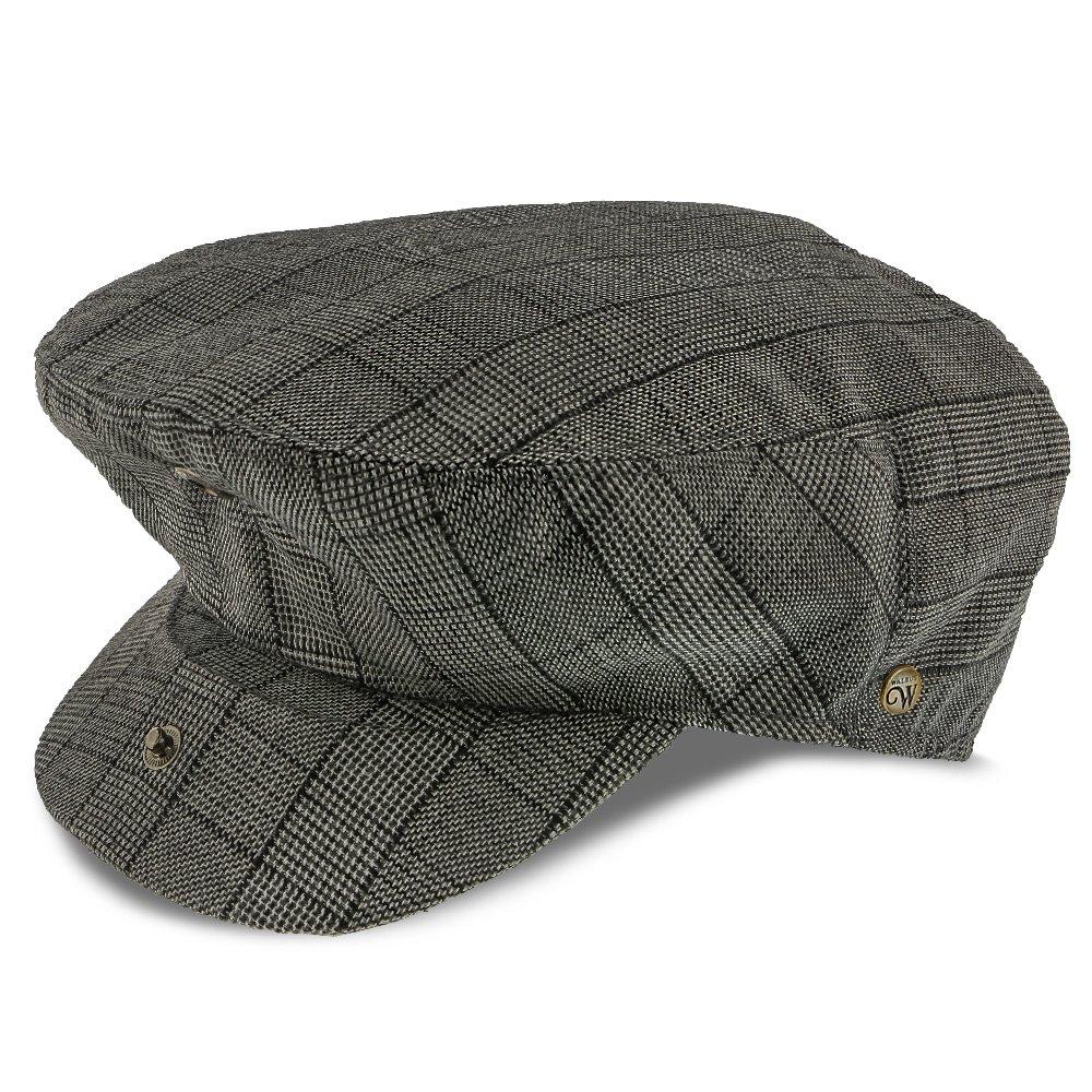 Director - Walrus Hats Grey Plaid Polyester Ivy Cap Grey Plaid Ivy - Tophatter Daily Deals