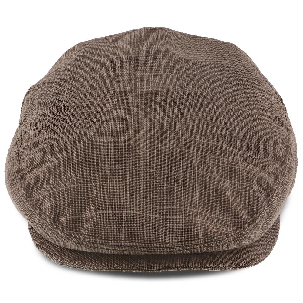 Downtown - Walrus Hats Linen/Cotton Blend Ivy Cap Mocha Ivy - Tophatter Daily Deals