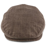 Downtown - Walrus Hats Linen/Cotton Blend Ivy Cap Mocha Ivy - Tophatter Daily Deals