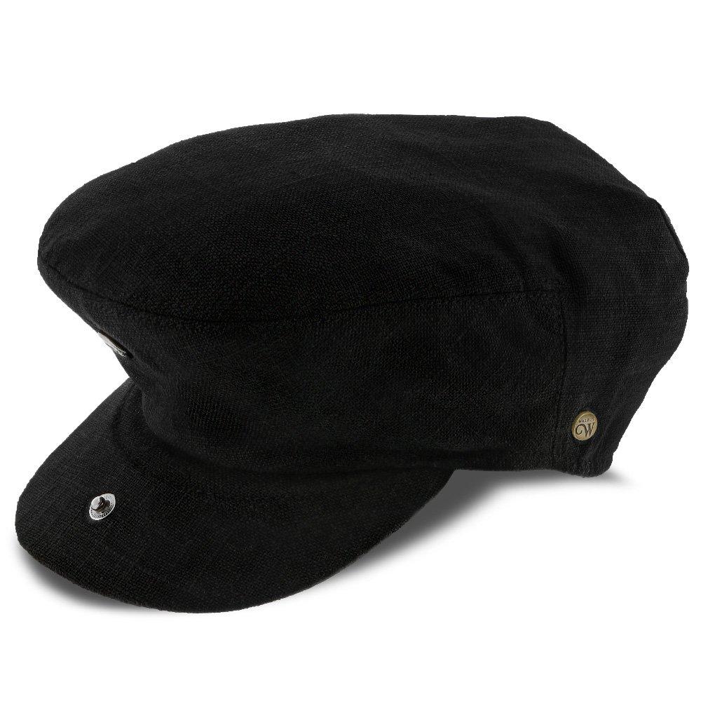 Entourage - Walrus Hats Brown Linen/Cotton Blend Ivy Cap Black Ivy - Tophatter Daily Deals