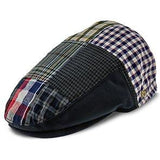 Patchwork - Walrus Hats Navy Plaid Patchwork Polyester Kids Ivy Cap (Toddler, Boys, Youth) Ivy - Tophatter Daily Deals