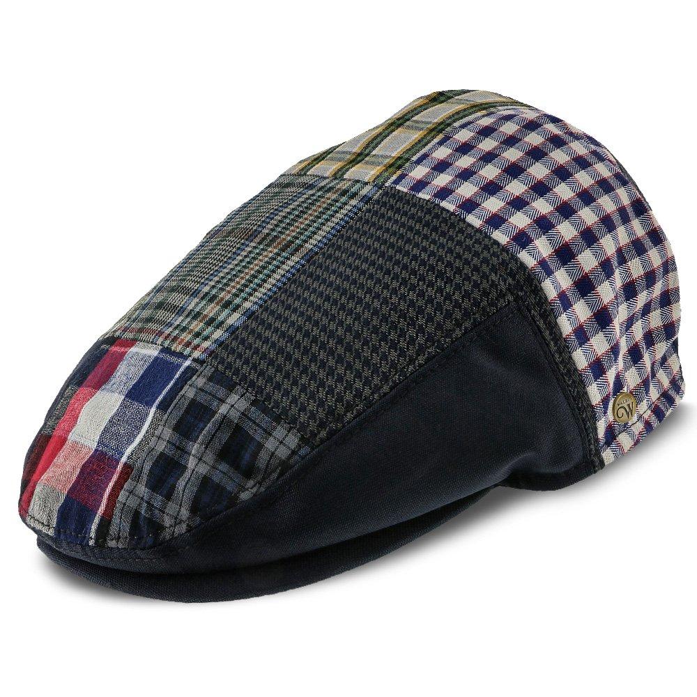 Patchwork - Walrus Hats Navy Plaid Patchwork Polyester Kids Ivy Cap (Toddler, Boys, Youth) Navy Patchwork Ivy - Tophatter Daily Deals