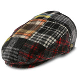 Photoshoot - Walrus Hats Plaid Patchwork Polyester Kids Ivy Cap (Toddler, Boys, Youth) Red Multi Patchwork Ivy - Tophatter Daily Deals