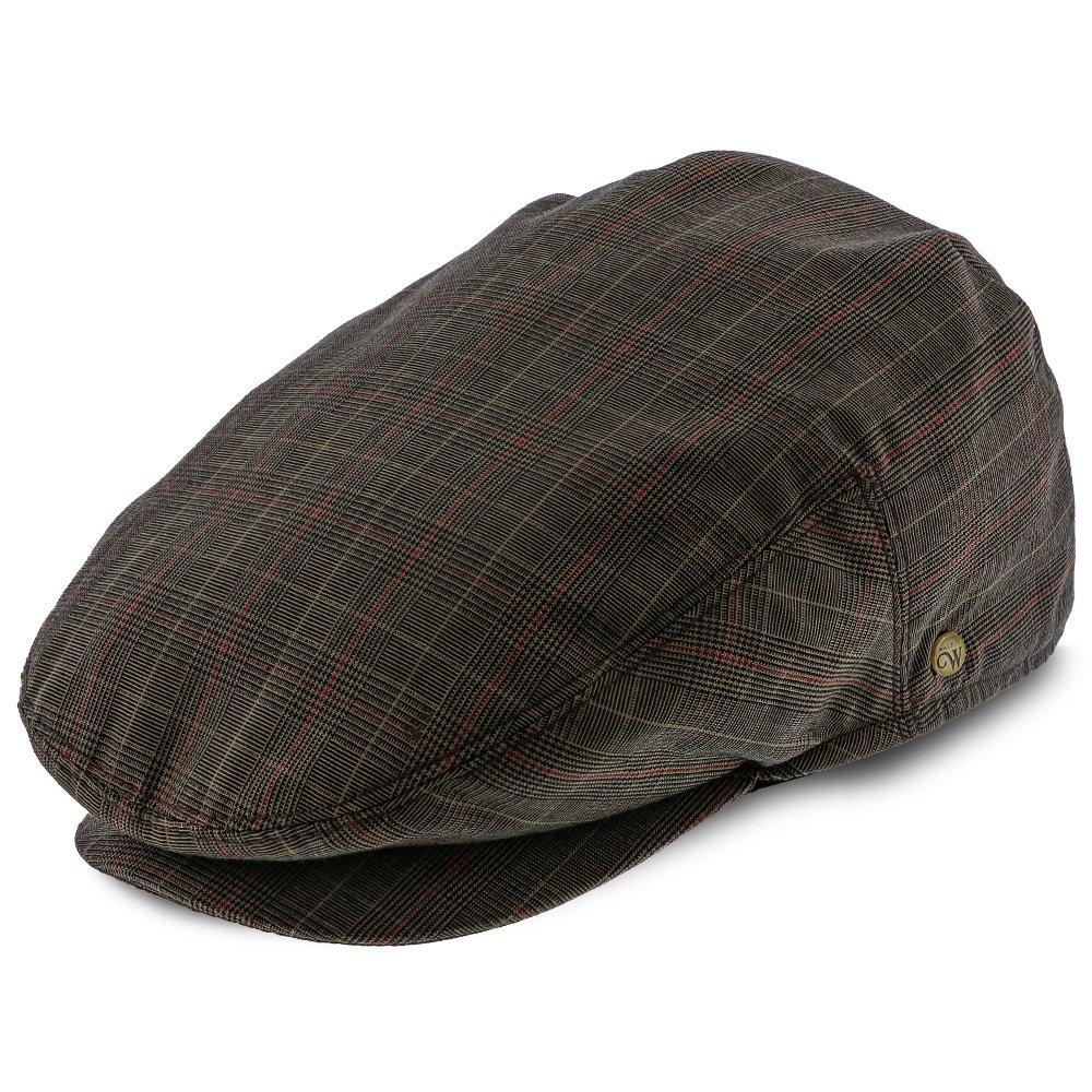 The Fairway - Walrus Hats Brown/Red Plaid Polyester Ivy Cap Ivy - Tophatter Daily Deals