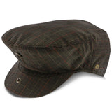 The Fairway - Walrus Hats Brown/Red Plaid Polyester Ivy Cap Brown Plaid Ivy - Tophatter Daily Deals