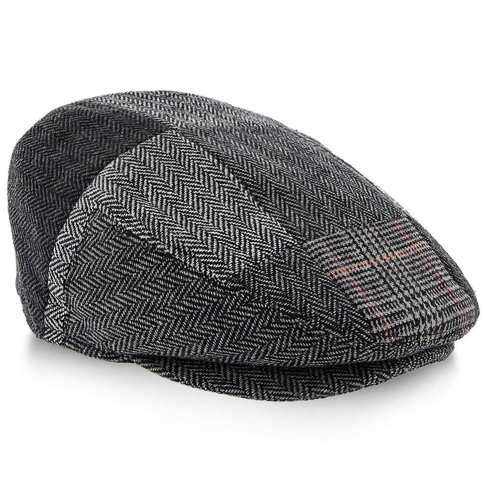 Tribeca - Walrus Hats Grey Tweed Patchwork Ivy Cap Ivy - Tophatter Daily Deals